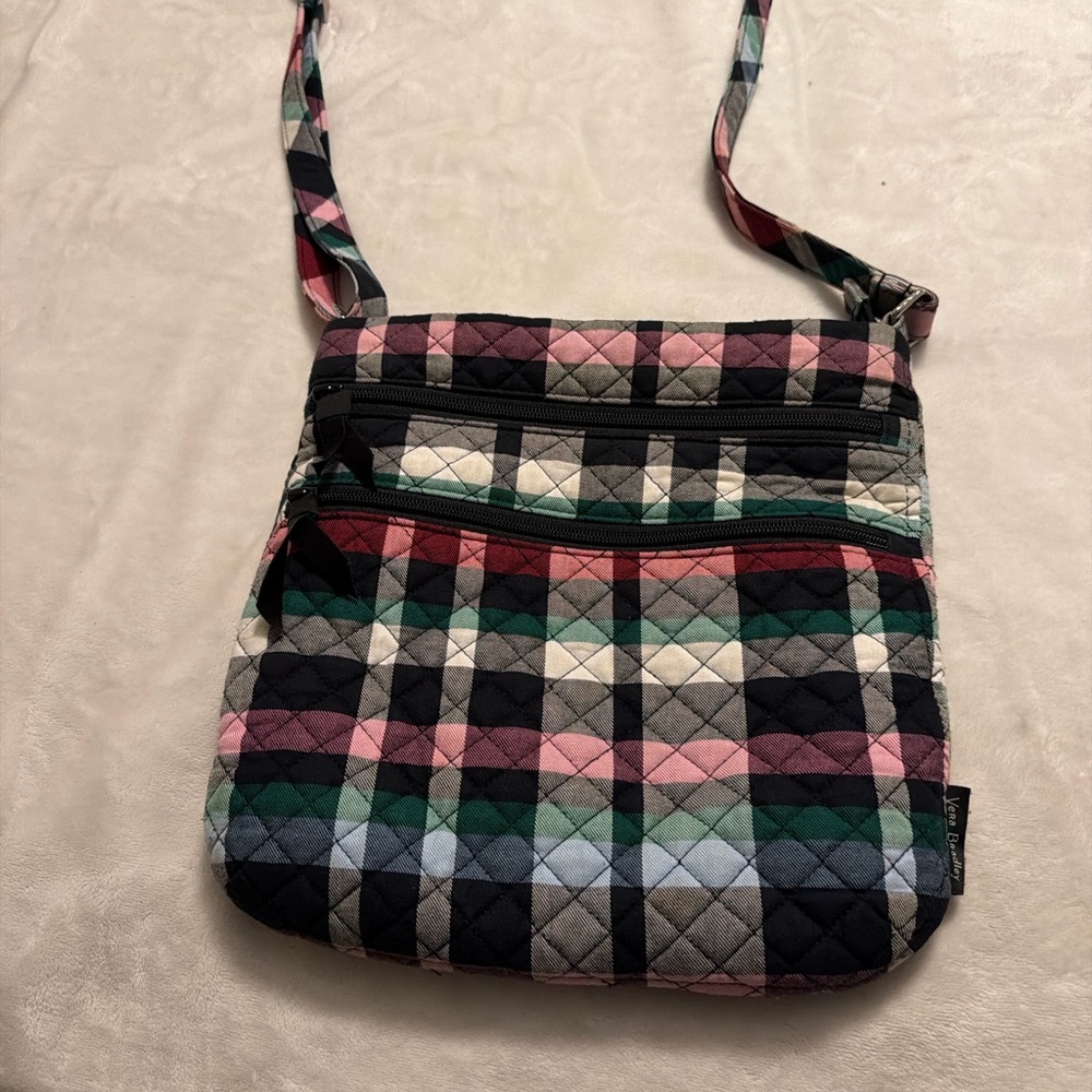 Vera Bradley Multicolor Plaid Crossbody Bag